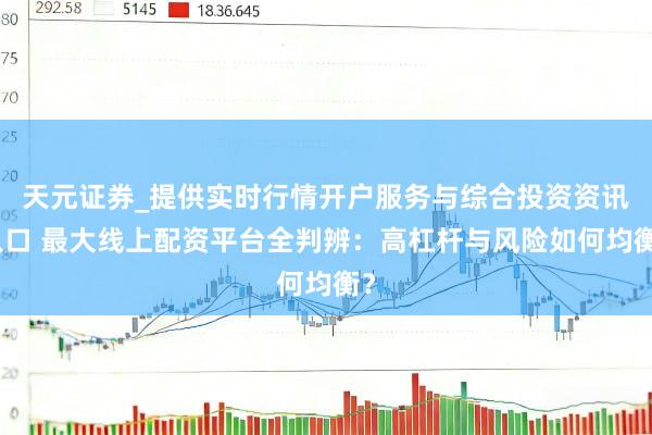 天元证券_提供实时行情开户服务与综合投资资讯入口 最大线上配资平台全判辨：高杠杆与风险如何均衡？